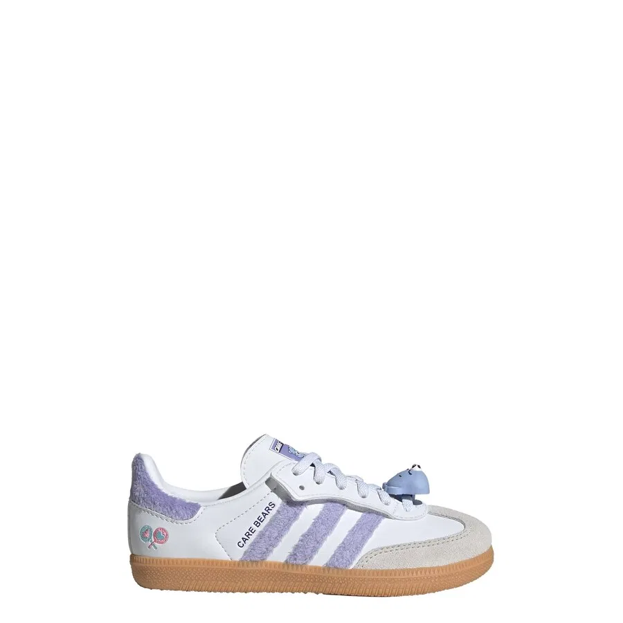 Кроссовки ADIDAS ORIGINALS 'Care Bears Samba' белого цвета — фото 2