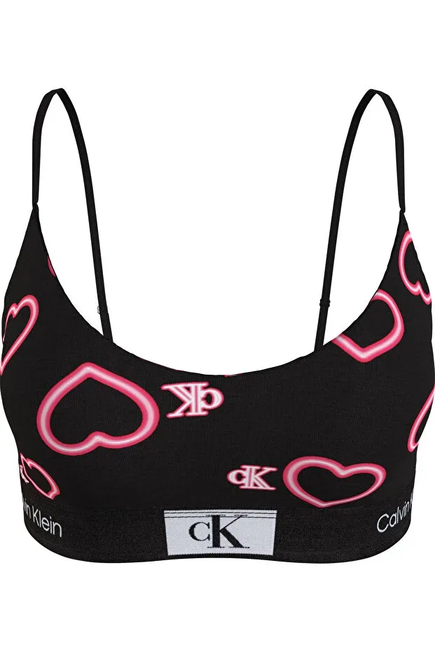 Женские бралетт с тонкими бретелями Calvin Klein, Black
