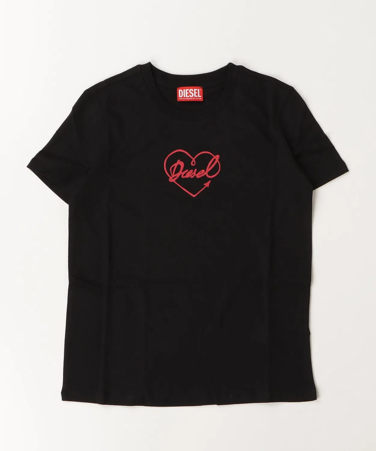 Детская футболка с коротким рукавом с брендовым логотипом DIESEL KIDS, Черный