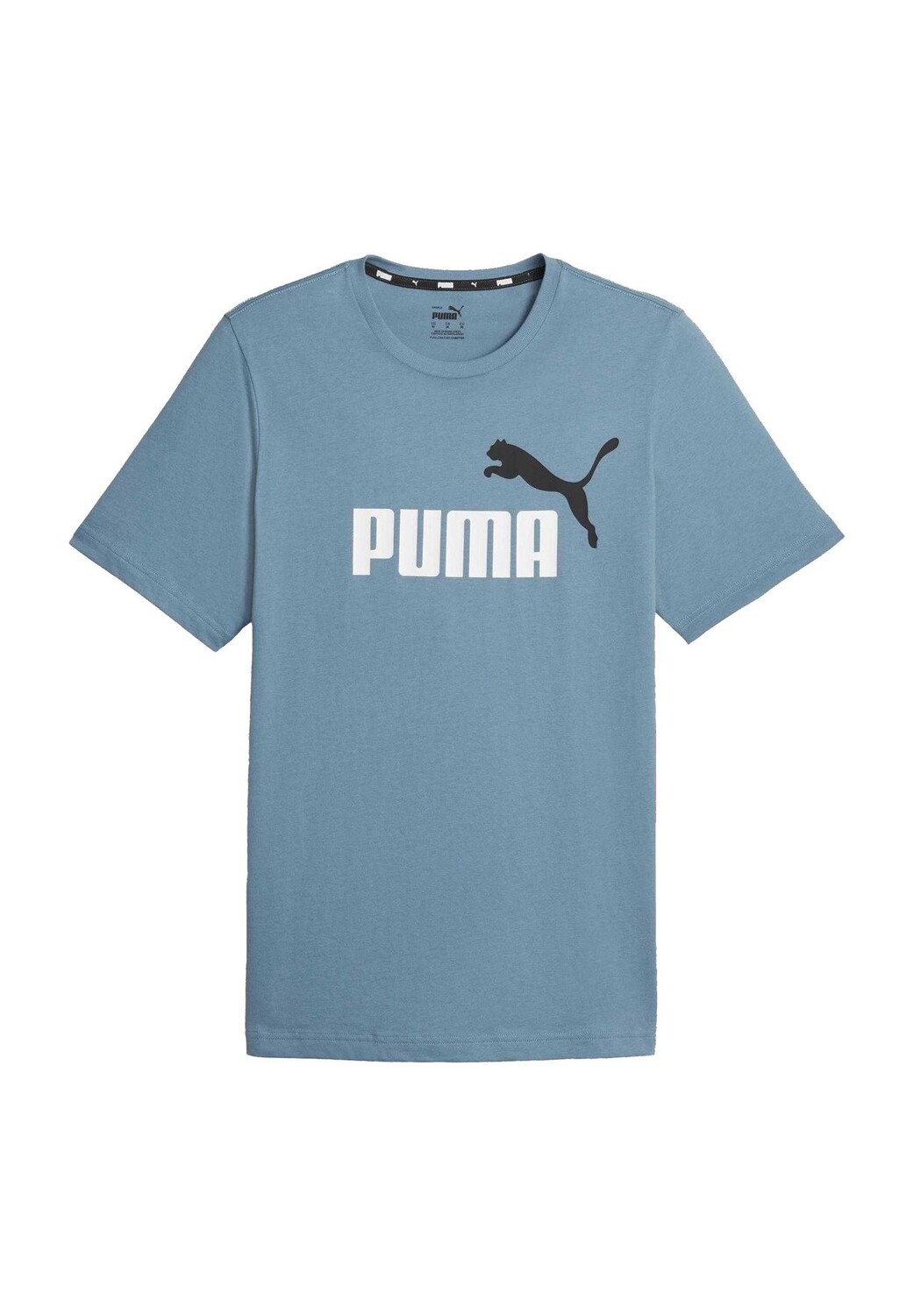 

Мужская хлопковая футболка с логотипом PUMA, цвет Bold Blue