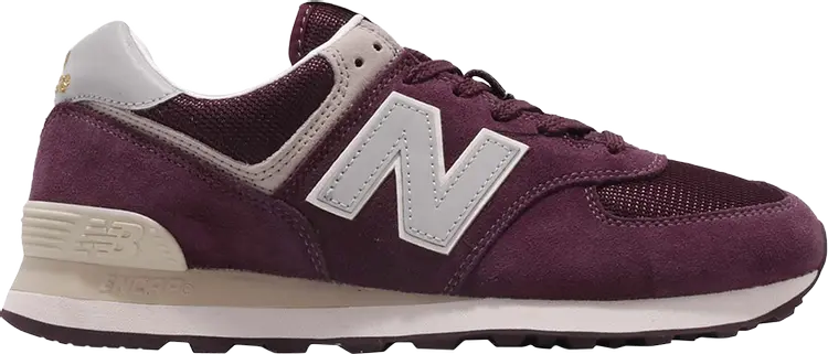 

Кроссовки New Balance 574, бордовый/серый
