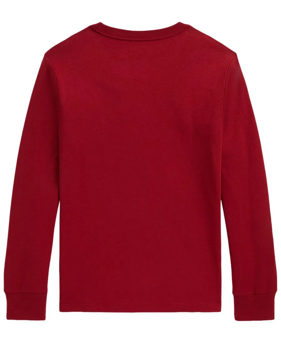 Детская футболка с длинными рукавами (8-20 лет) Polo Ralph Lauren, Red — фото 2