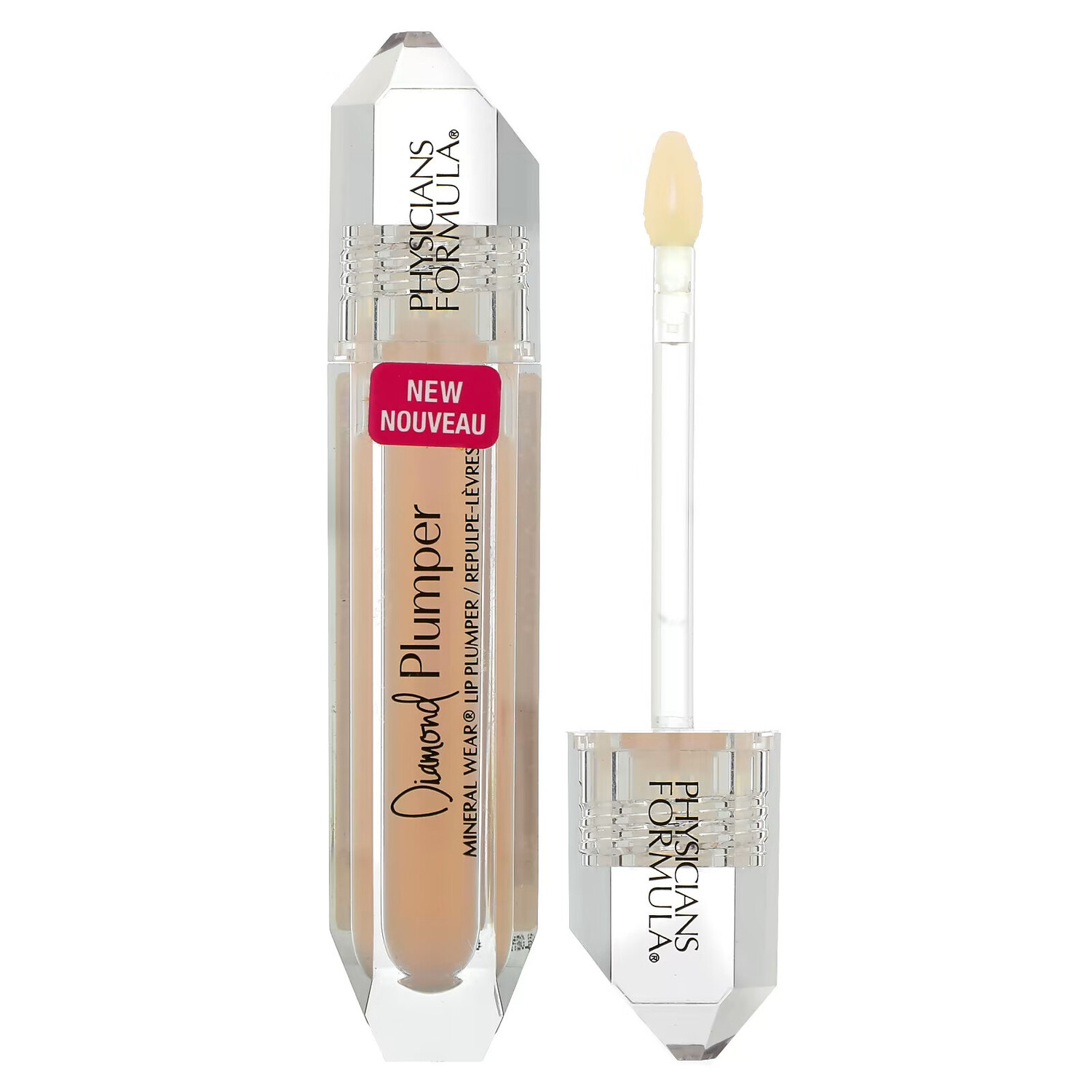 

Physicians Formula, Diamond Plumper, Mineral Wear Lip Plumper, светло-розовая огранка Princess, 0,17 жидкой унции (5 мл)