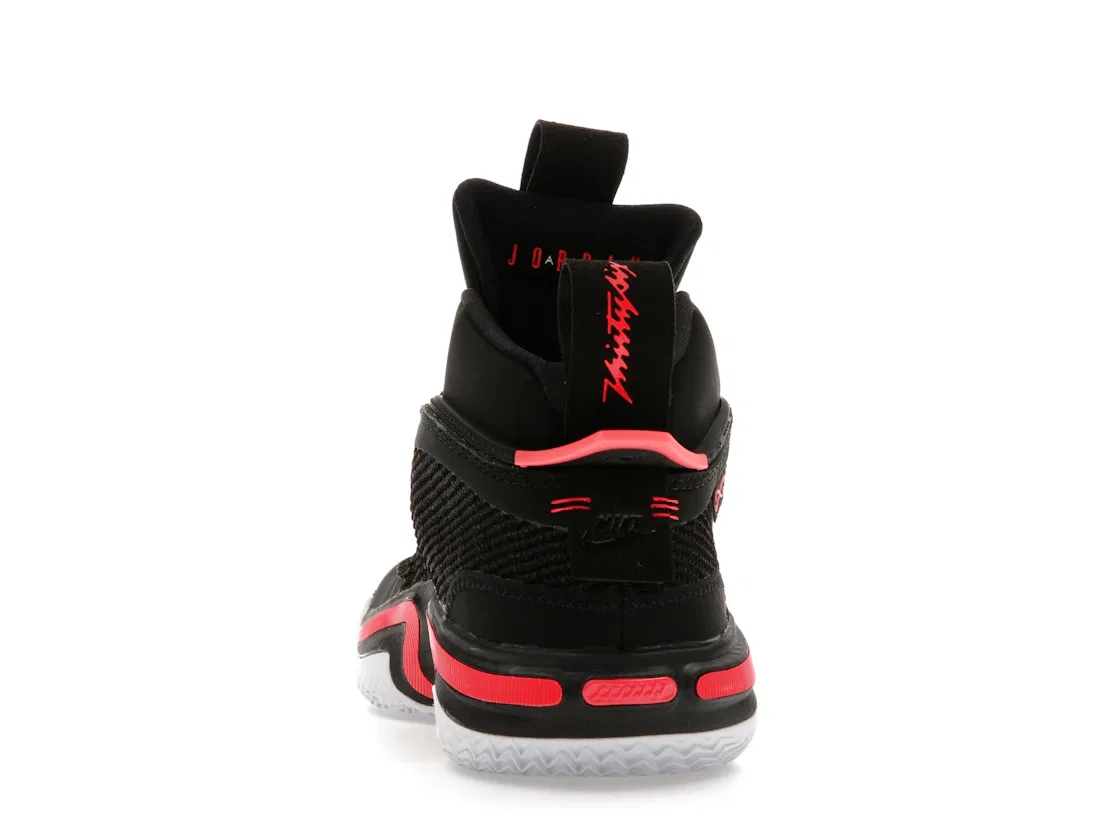 Детские кроссовки для мальчиков с длинным шнурком Jordan 36 Jordan, Black/Infrared 23/White — фото 4