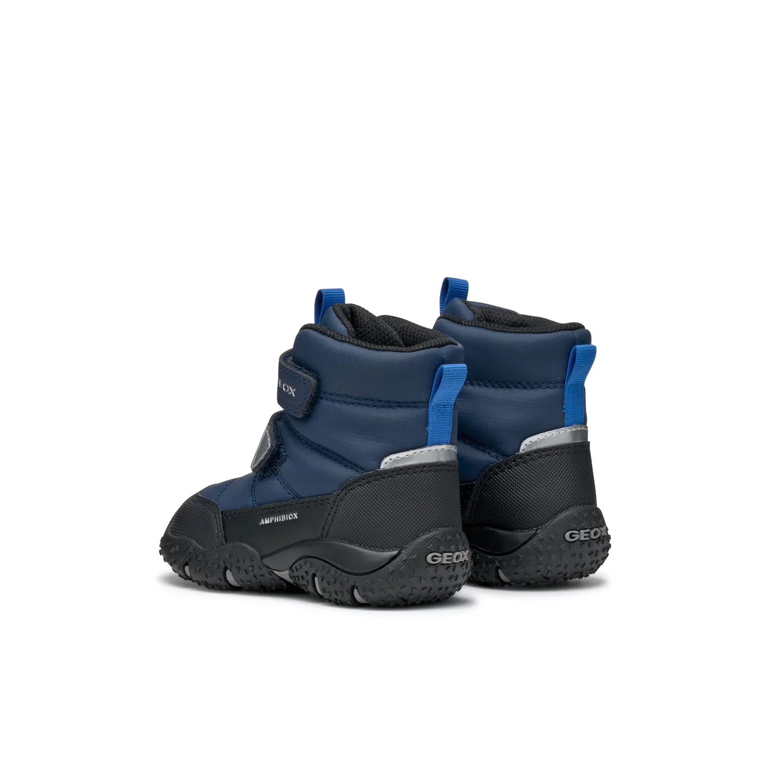 Детские зимние ботинки с Warmfutter Geox, Navy/Royal Blue — фото 2