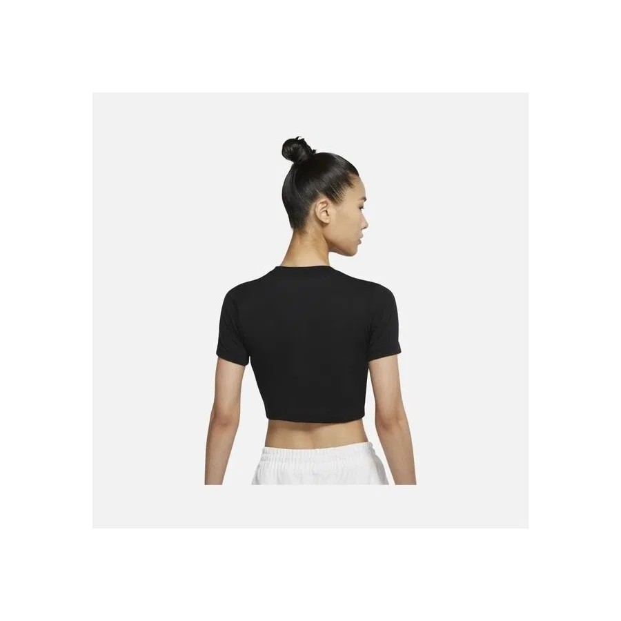 Женская футболка с укороченным кроем Sportswear Essential Nike, Черный