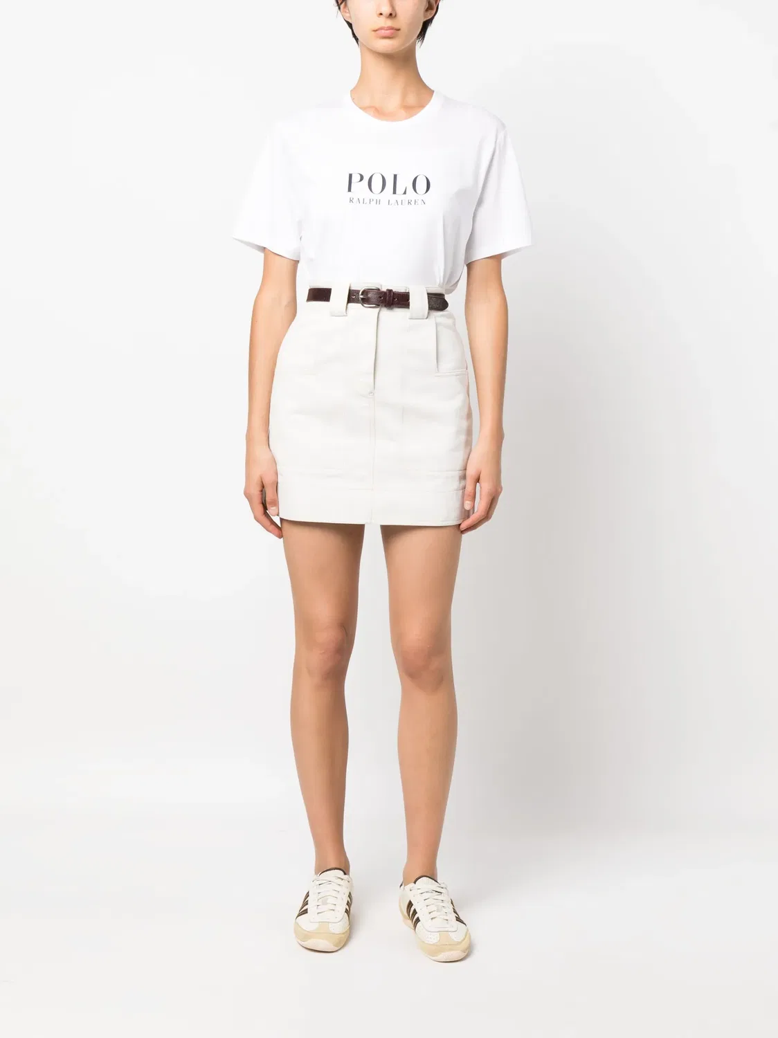 Polo Ralph Lauren Футболка с логотипом белая — фото 4