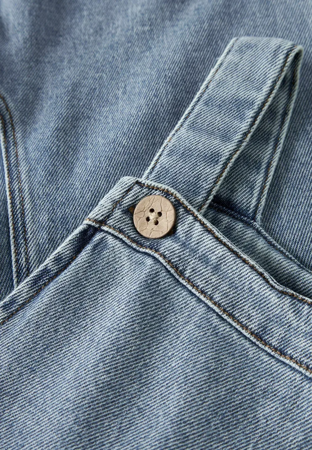 Дунгари Lil' Atelier, Medium Blue Denim — фото 3