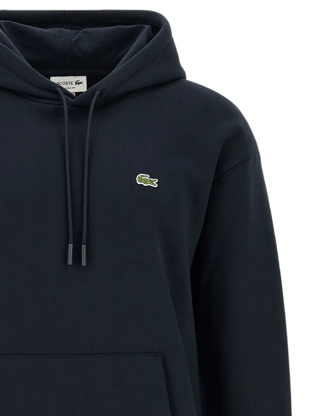 Толстовка на завязках с нашивкой-логотипом Lacoste, синий — фото 3