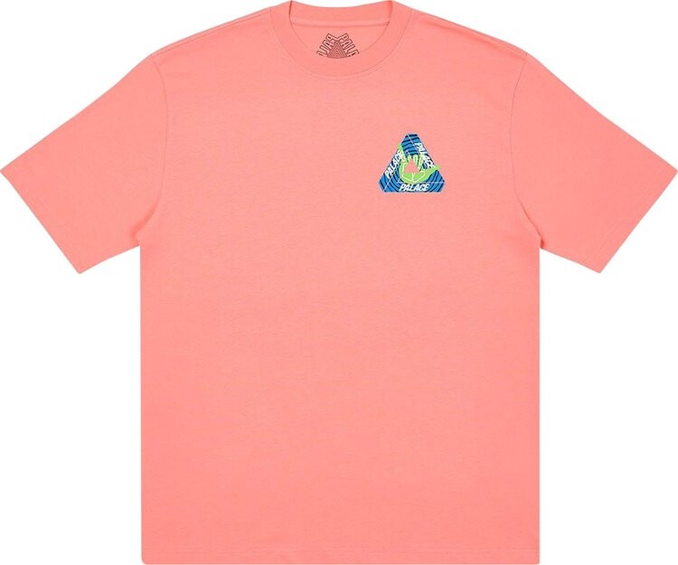 

Футболка Palace Tri-Zooted Shakka T-Shirt 'Pink', розовый