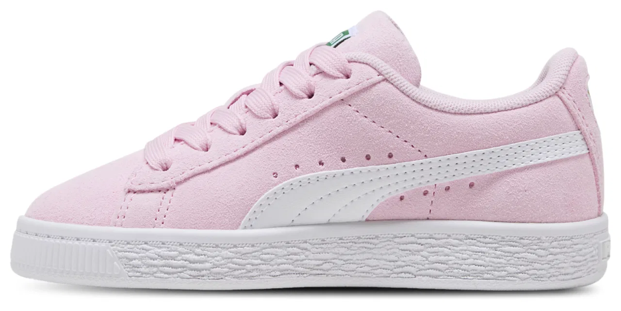 Кроссовки для девочек Suede Classic PUMA, цвет Pink Lady/Puma White — фото 2