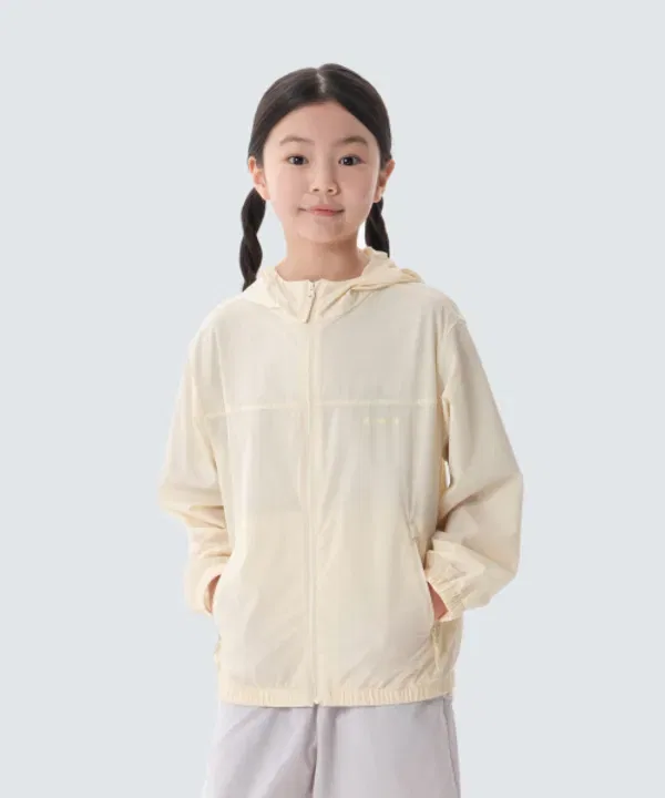 Ветровка детская легкая, s25mkfwb92 Snowpeak Apparel Kids, пастельно-желтый