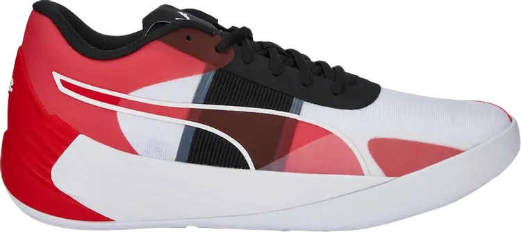 

Кроссовки Puma Fusion Nitro Team White High Risk Red, белый