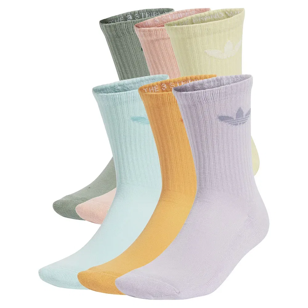 Носки Trefoil Cushion 6 пар Adidas Originals, мультиколор