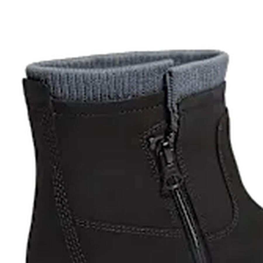 Ботинки Timberland Carnaby Cool Mid Warm Lined, цвет нубук, чёрный, размер 37,5 — фото 4