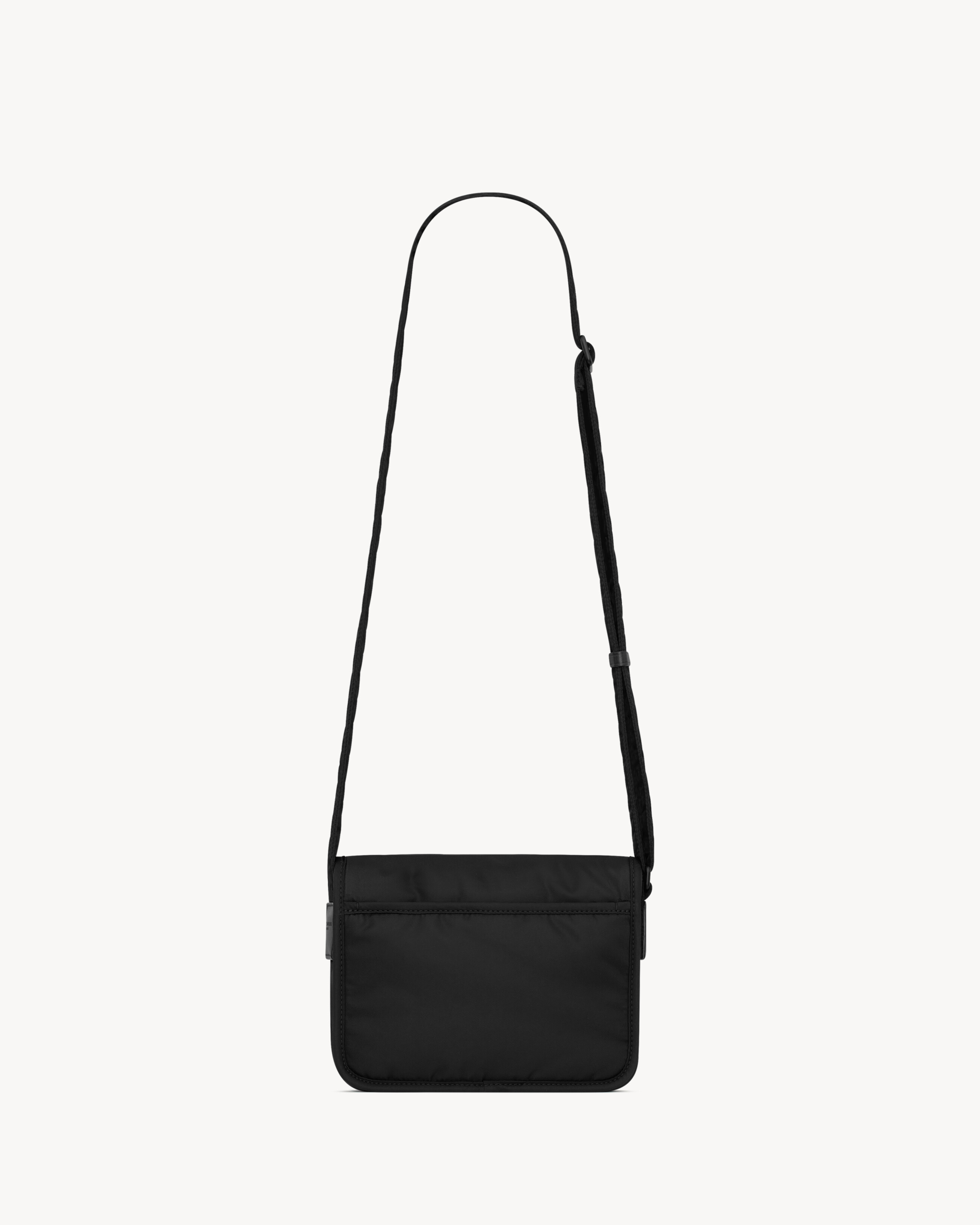 Маленькая сумка-мессенджер NIKI из материала ECONYL SAINT LAURENT, черный — фото 3