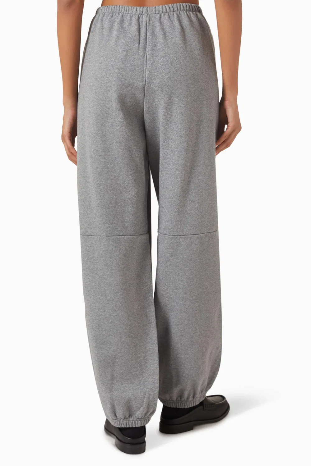 Брюки на резинке из хлопкового футера Alexander Wang — фото 3