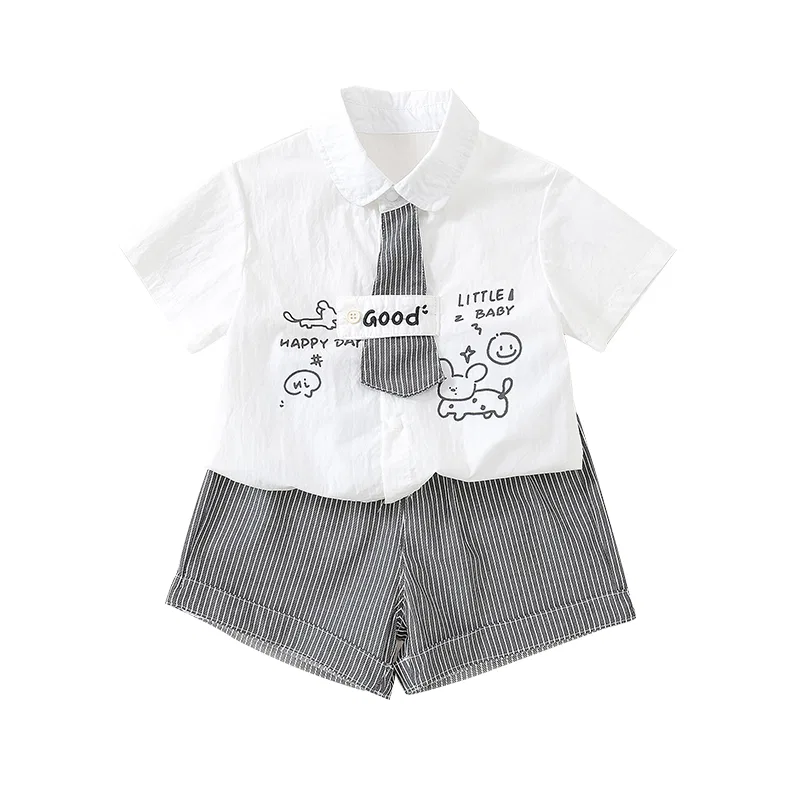 Детский комплект спортивной одежды Casual Sportswear TNTX, White
