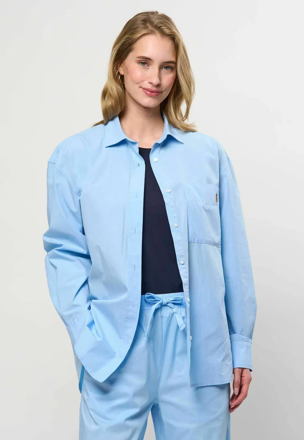 Рубашка Uwlilli - блузка на пуговицах U.S. Polo Assn., Cerulean