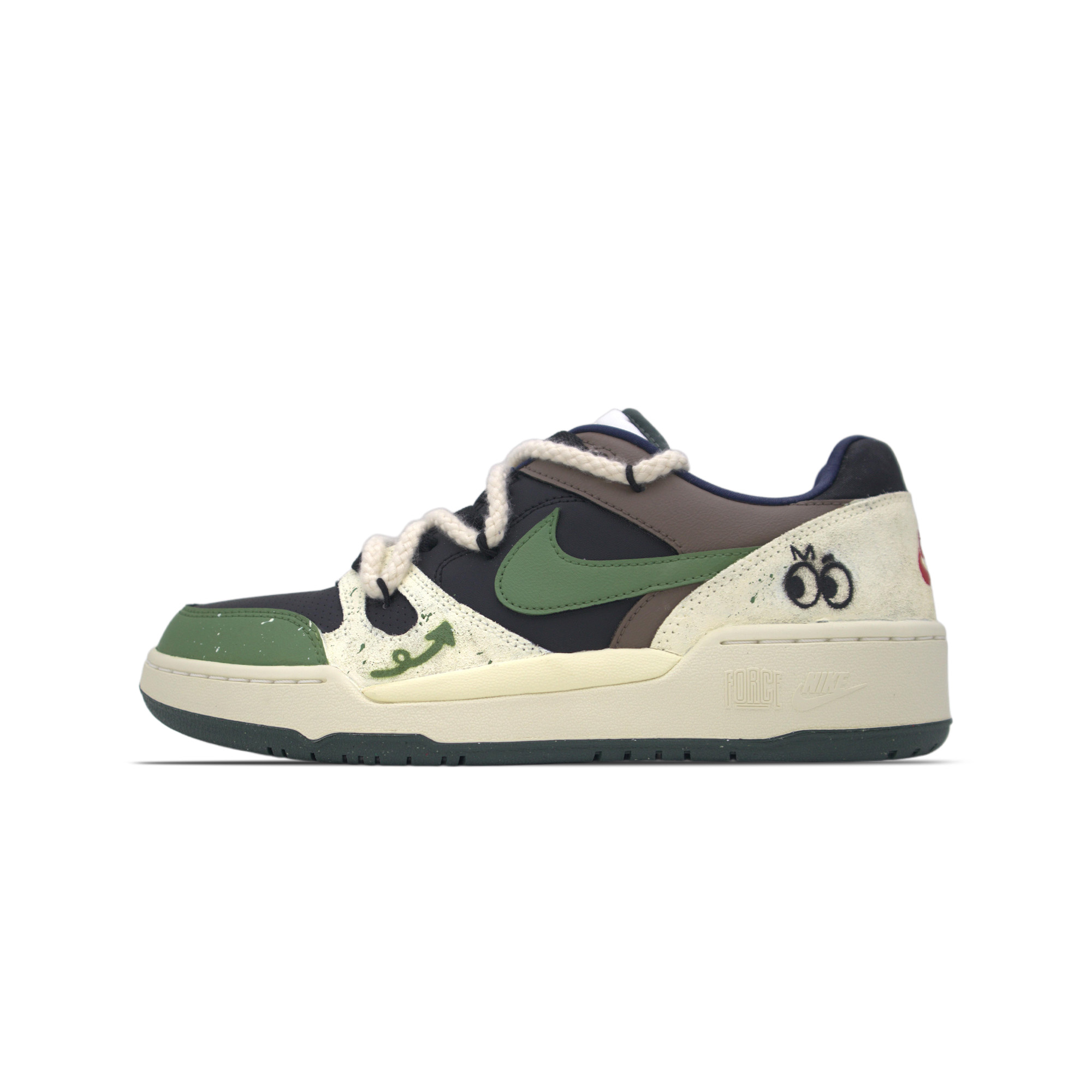 

Full Force Mysterious Forest Trail Low top мужские скейтборд кроссовки Nike, бежевый