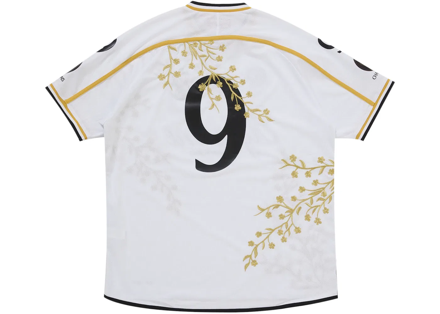 Мужская футбольная джерси с принтом Supreme Floral Soccer Jersey, White — фото 2