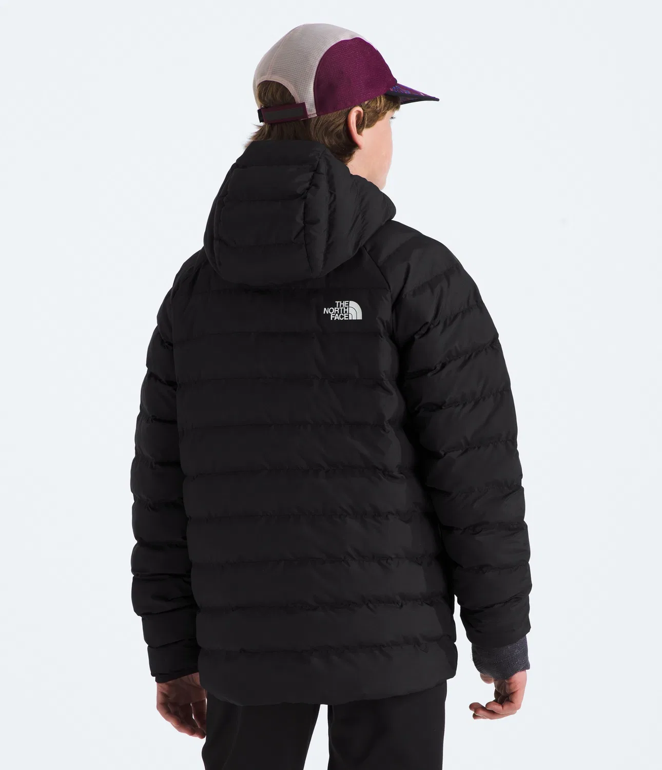 Двусторонняя утепленная куртка с капюшоном Reversible Perrito The North Face, Tnf Black/Smoked Pearl — фото 3