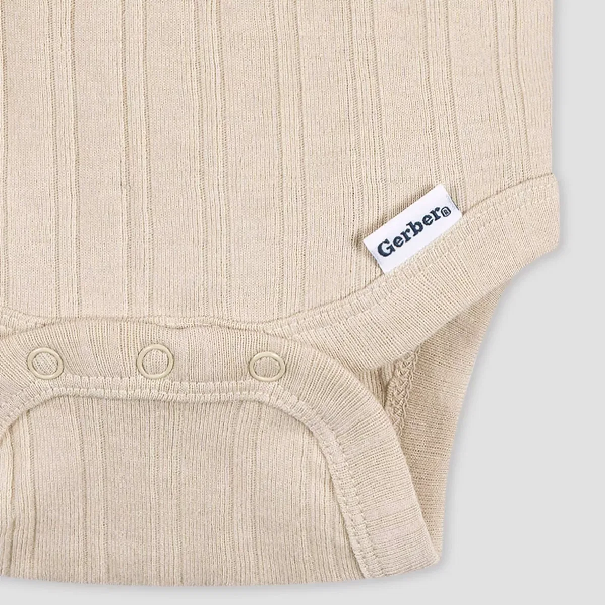 Детское боди для мальчиков с принтом 2-Pack Striped Onesie NEWBORN, Tan — фото 4