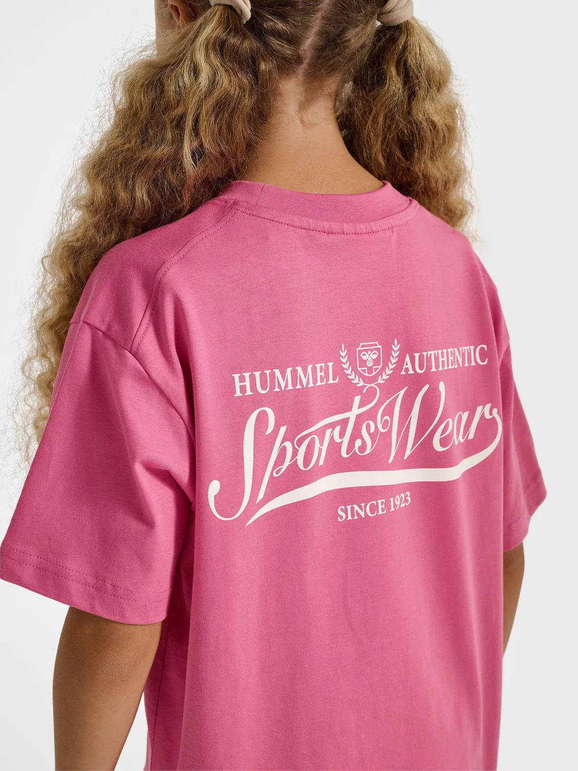 Детская футболка свободного кроя Hmljr Loose Hummel, Rosa — фото 4