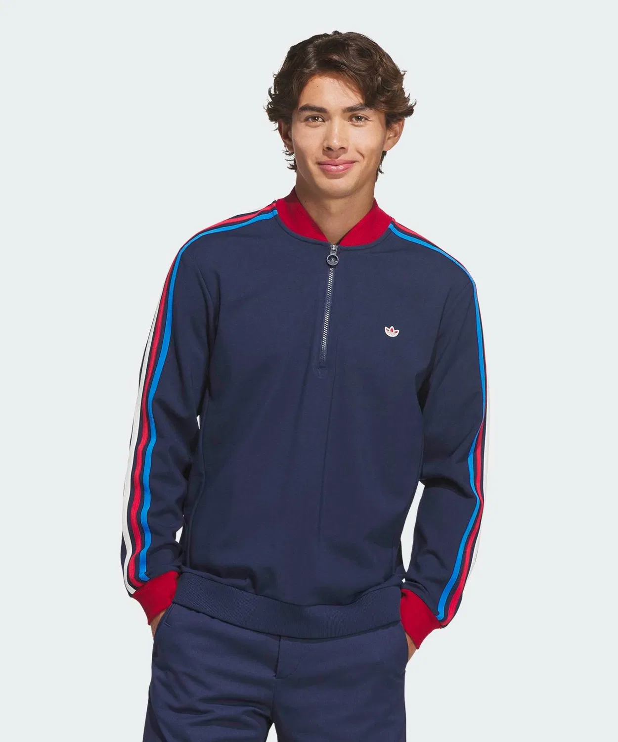 Мужской свитшот с длинным рукавом3st HZ Adidas, Blue