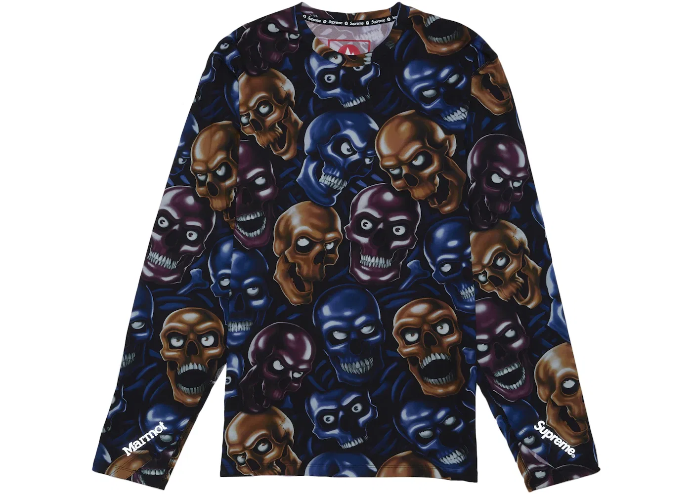 Мужская футболка с длинным рукавом Supreme Marmot Base Layer L S Top, Multicolor — фото 2
