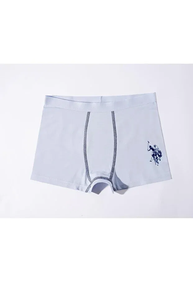 Детские боксеры для мальчиков с принтом комплект 3 шт U.S. Polo Assn., Lacivet Blue Printed — фото 3