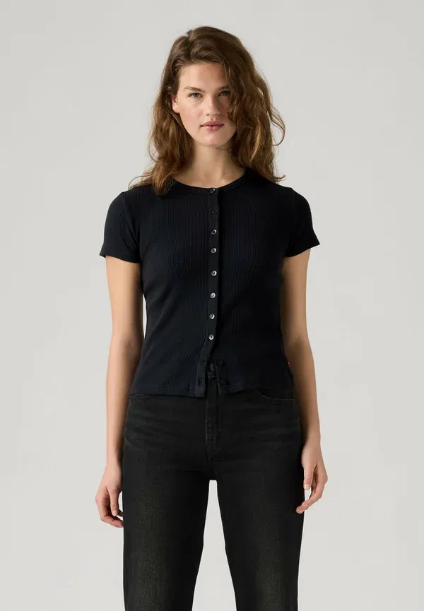 Кардиган Rory Button Through SS Anthracite Night Levi'S, черный