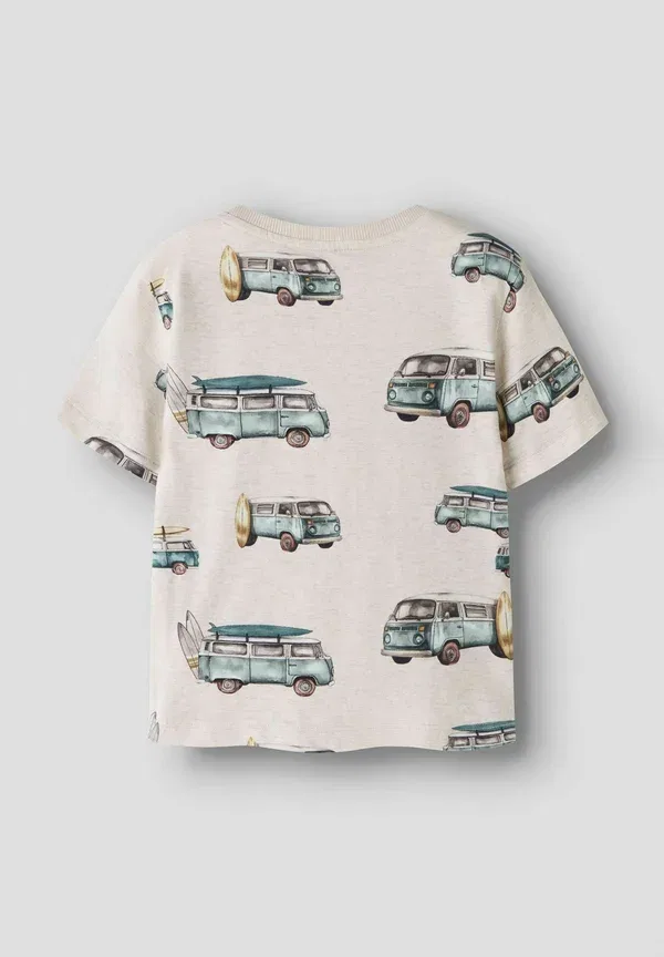 Футболка с принтом Print t-shirt Name It peyote melange — фото 2