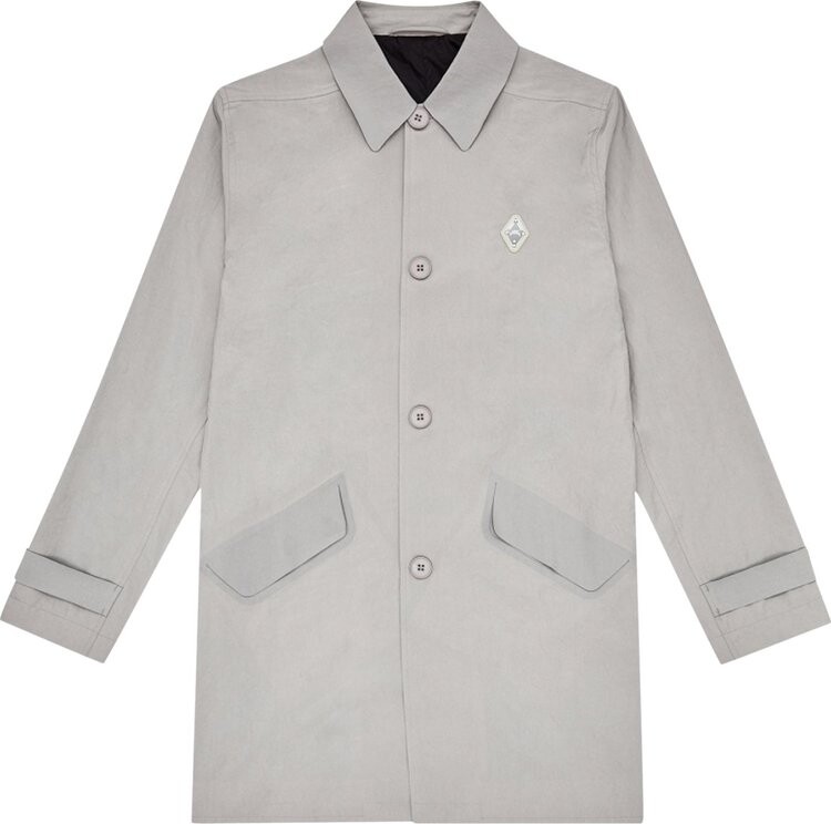 

Пальто A-Cold-Wall* Welded Mac Coat 'Cement', серый
