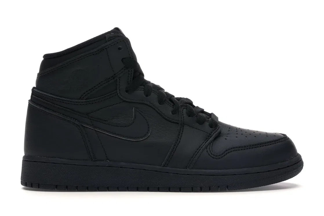 Детские кроссовки для мальчиков с высоким берцем Jordan 1 Retro High OG Jordan, Black/University Red