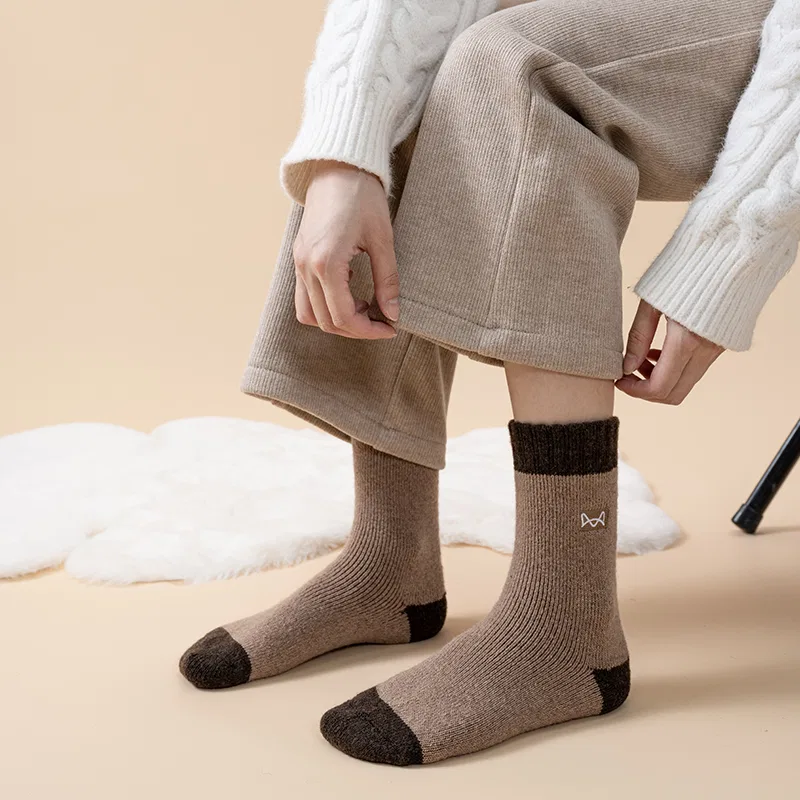 Детские носки до середины икры 3 пары Mid-Calf Socks Unisex MIIOW — фото 4