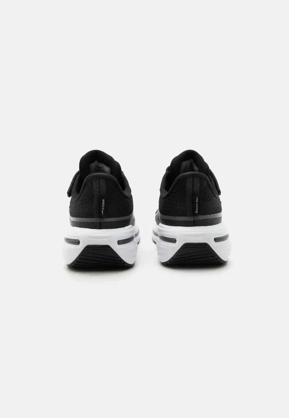 Кроссовки Air Winflo 12 унисекс для бега по улицам Nike Performance, Black/White/Dark Smoke Grey — фото 3