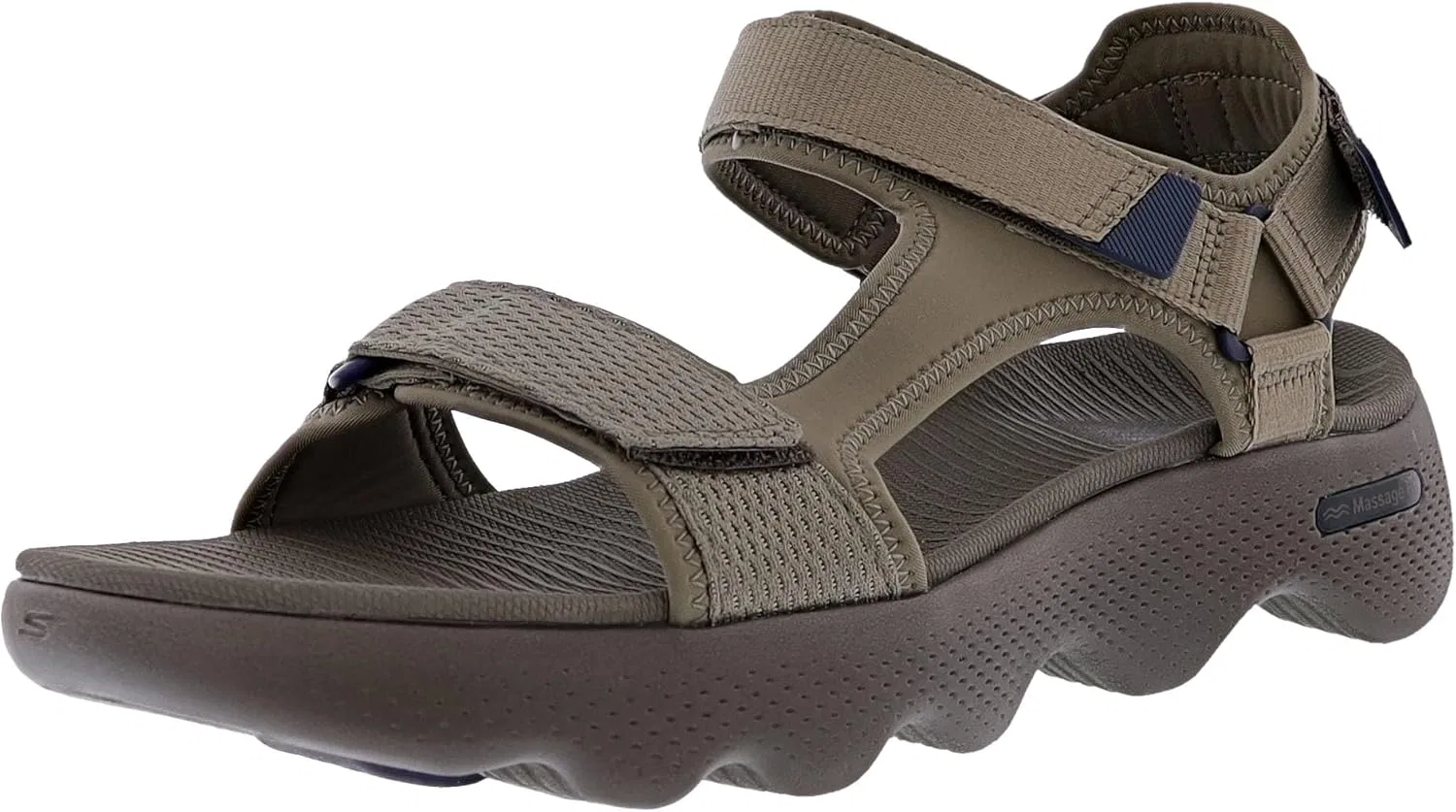 Сандалии массажные Skechers, Taupe/Navy