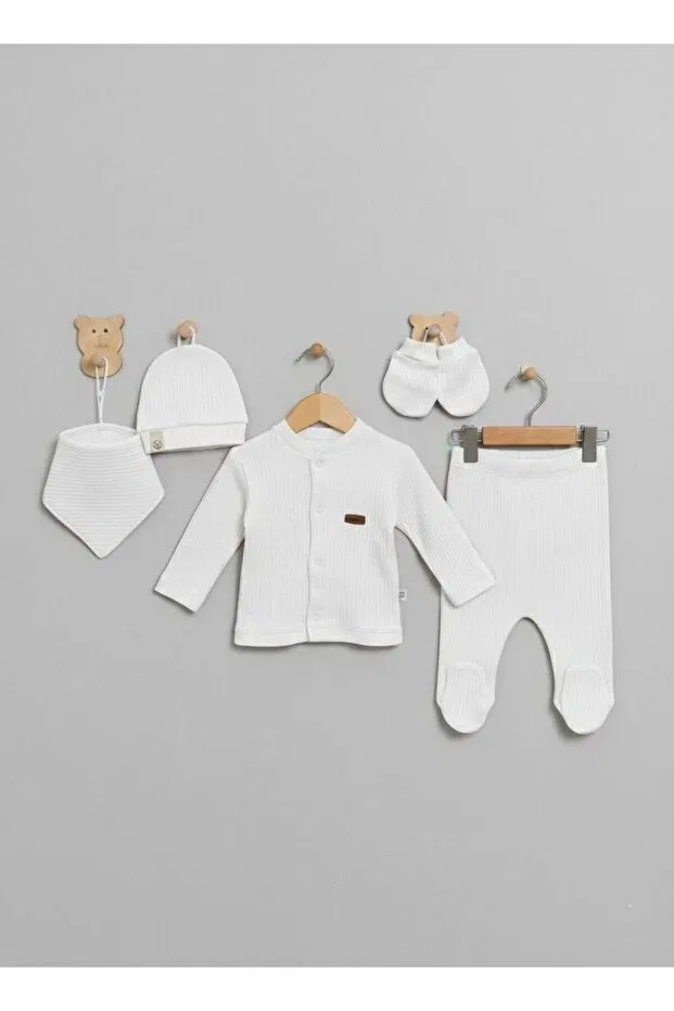 Детский комплект для новорожденных хлопковый Babytex, White — фото 2