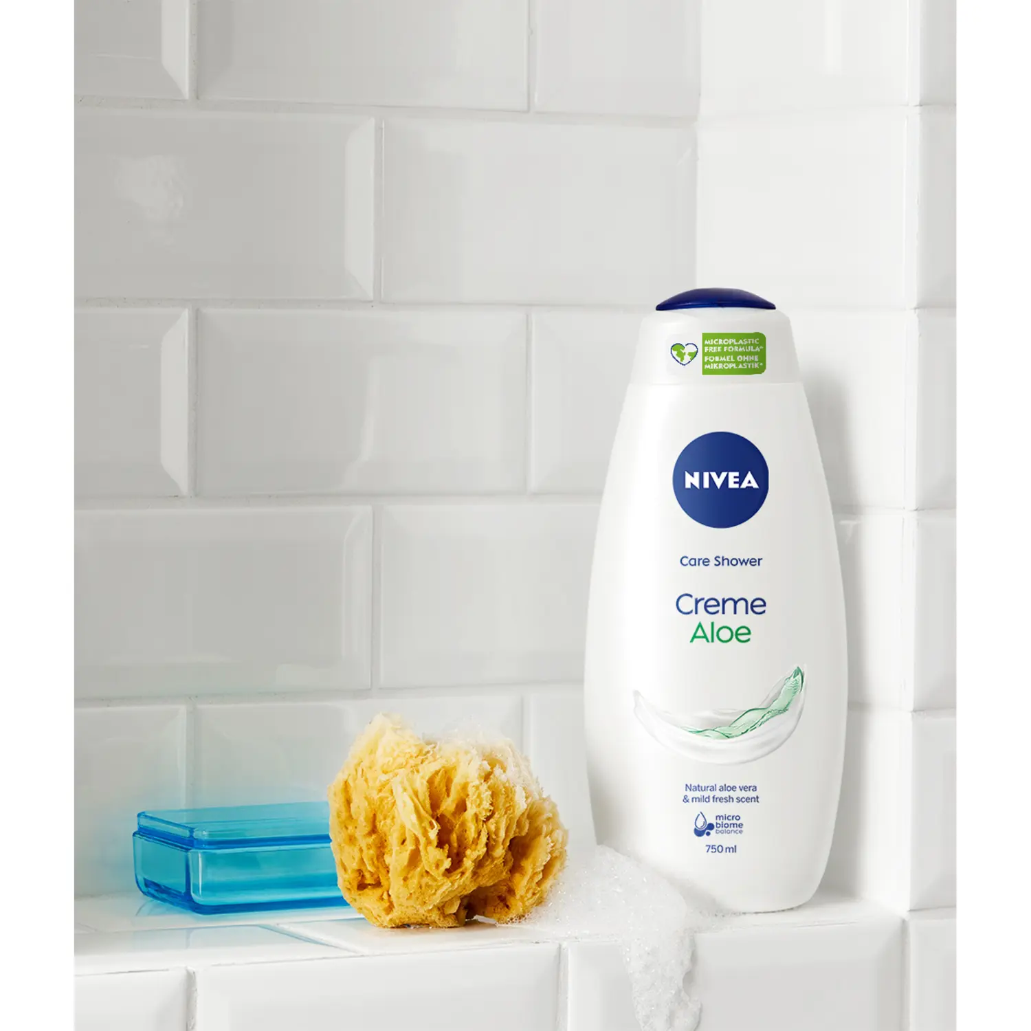 Nivea Creme Aloe ухаживающий гель для душа, 750 мл — фото 3