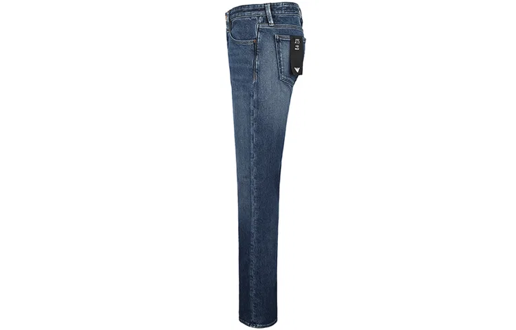 Мужские джинсы с зауженным кроем Emporio Armani, Blue — фото 4