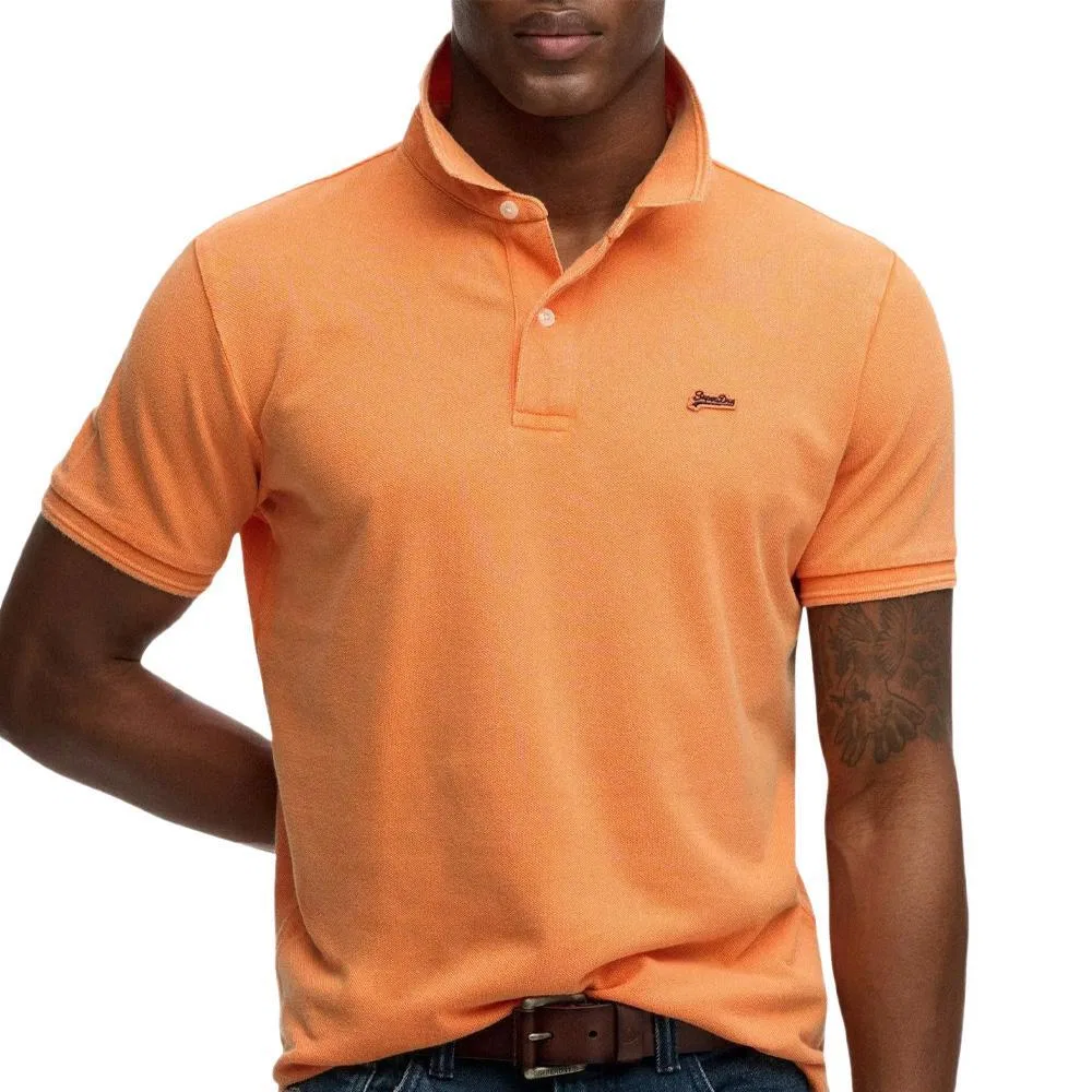 Мужское поло с коротким рукавом Superdry, Orange