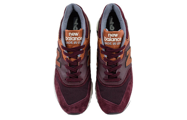 Кроссовки 997 сделано в США New Balance, красный — фото 3