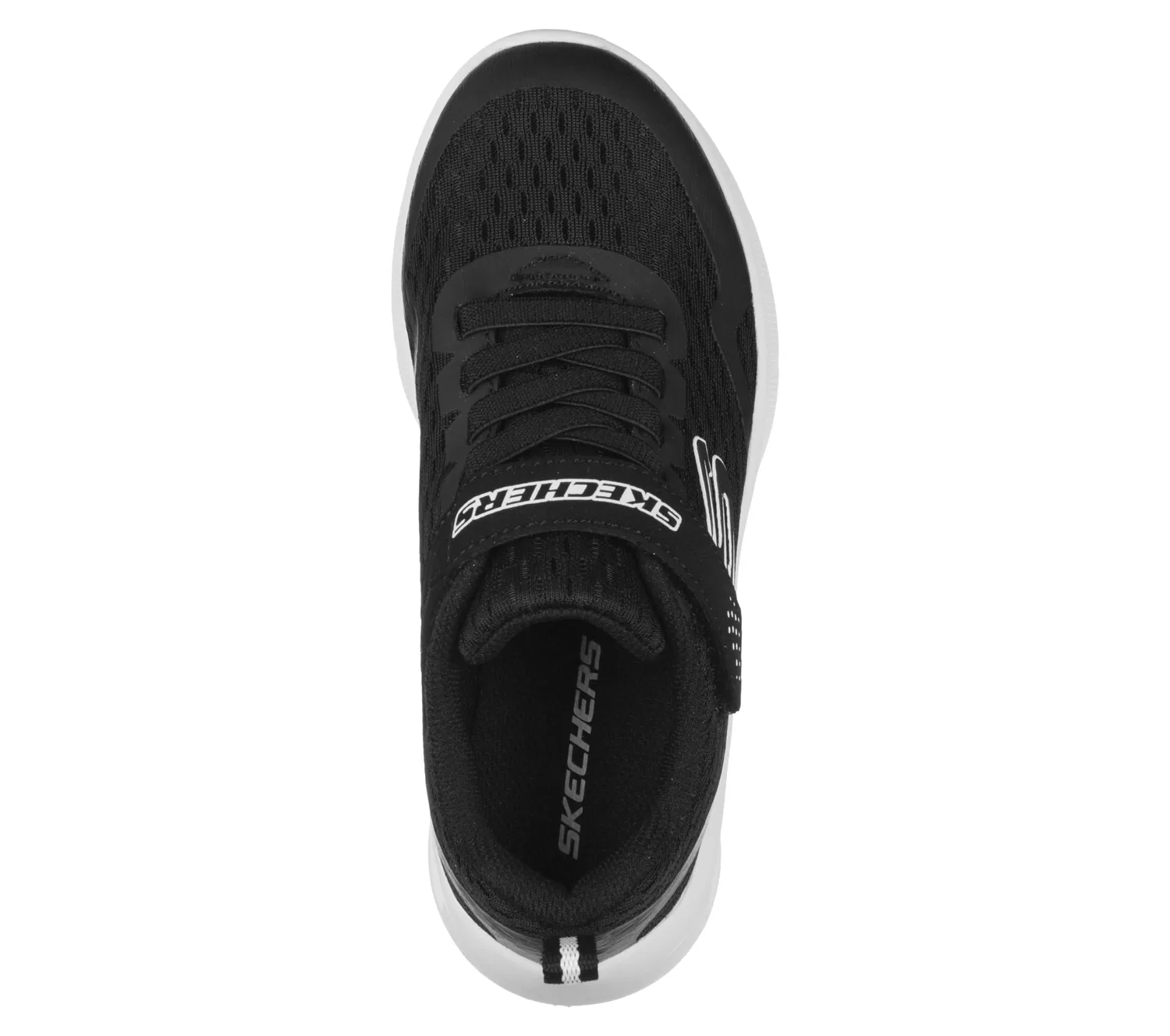 Детские кроссовки для мальчиков с воздушной амортизацией Microspec Max Torvix Skechers, Black White Lght — фото 3