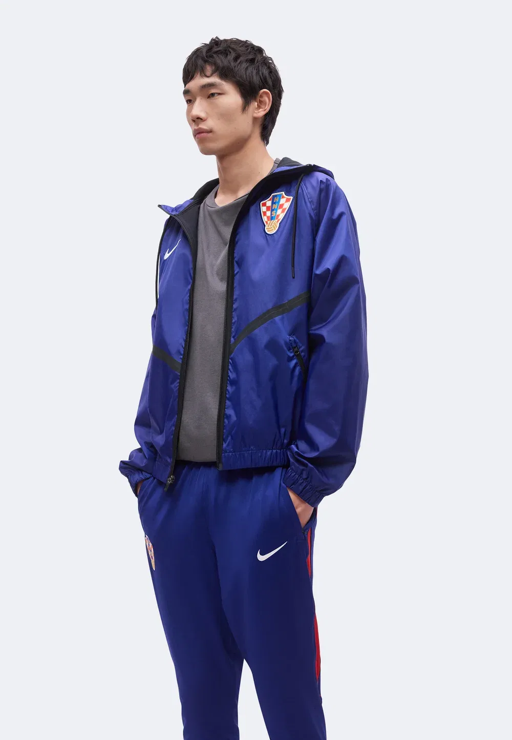 Мужская форма сборной Хорватии Nike Performance, Deep Royal Blue/Sport Red/White — фото 4