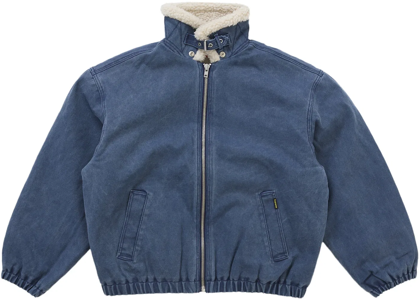 Мужская куртка-бомбер с искусственным мехом Supreme Jacket (FW25), Navy