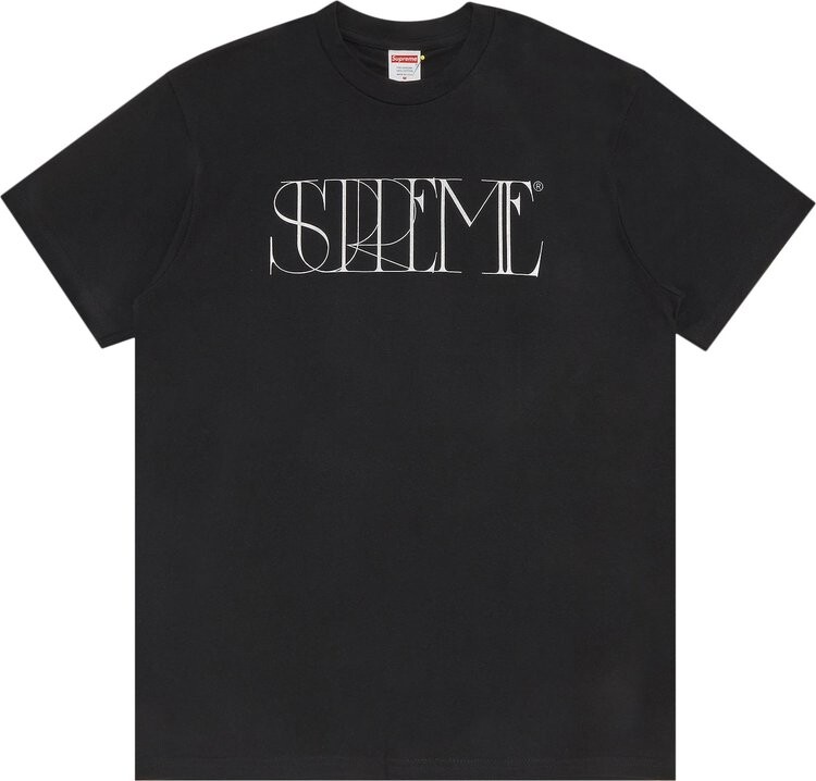 

Футболка Supreme Trademark Tee 'Black', черный