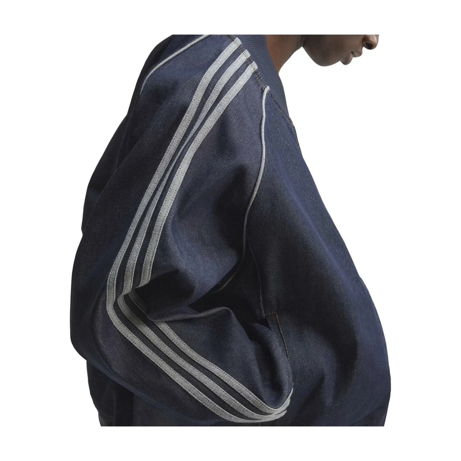 Мужская куртка SST Adicolor Denim Track Top Asia Sizing 'Indigo Denim' adidas, Indigo Denim — фото 3