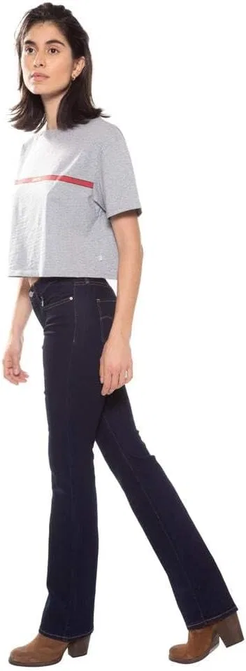 Levi's Women's Plus-Size 315 зауженные джинсы буткат, индиго — фото 2