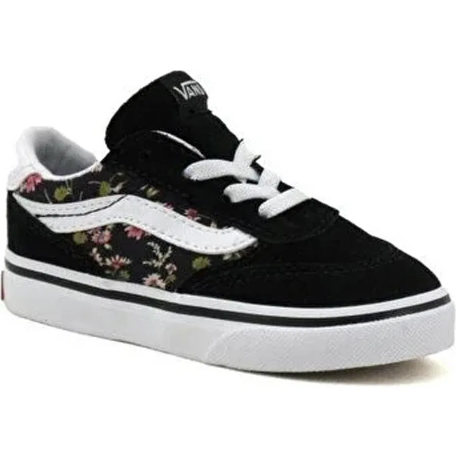 Кеды слипоны с принтом Brooklyn LS Vans, Черный